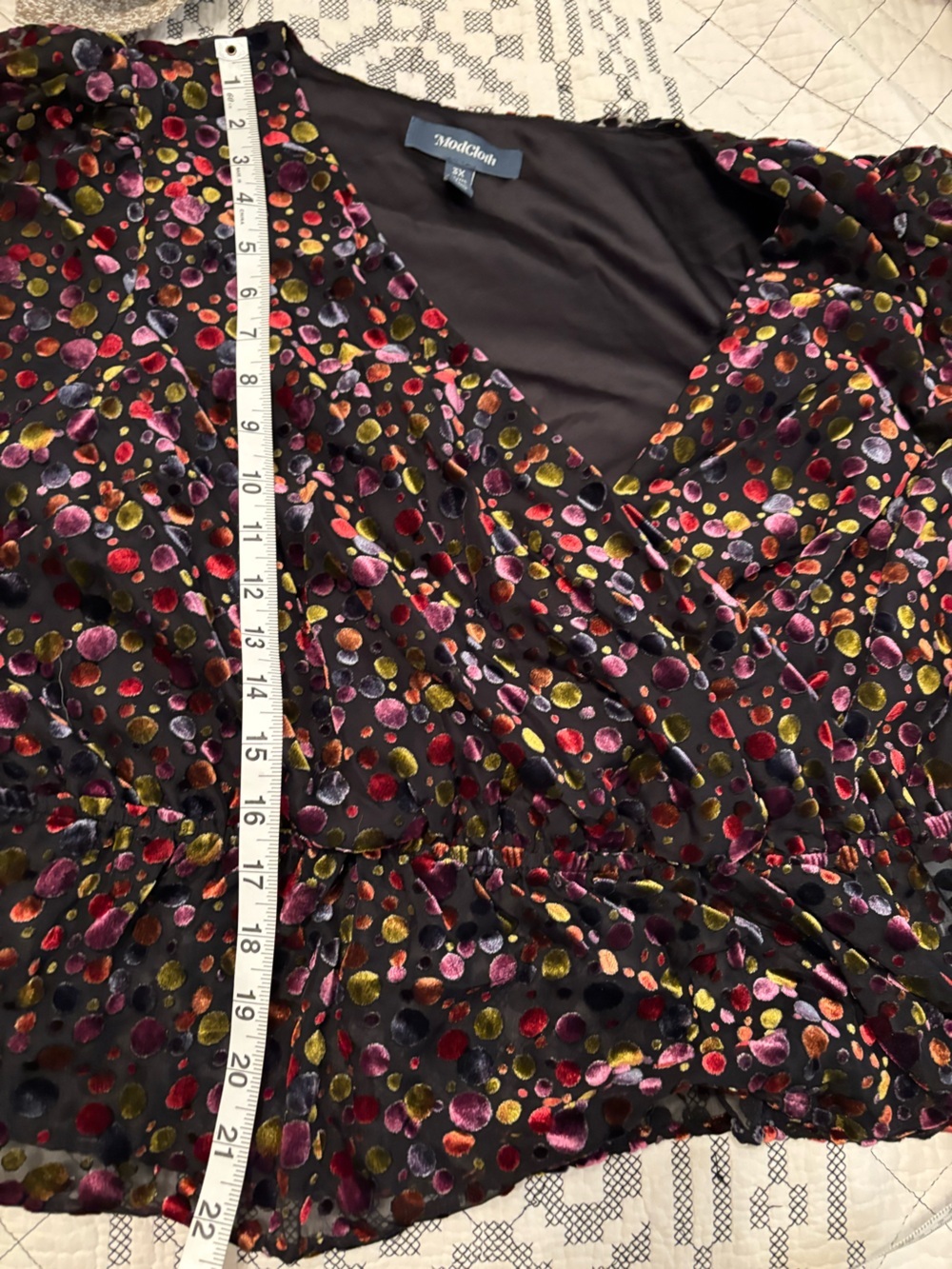 ModCloth blouse 3XL - Picture 7 of 9